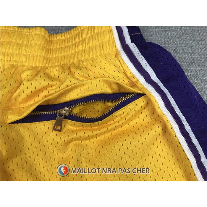 Short Los Angeles Lakers Kobe Bryant Just Don Jaune
